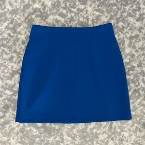 Zara Cobalt Blue Mini Skirt
